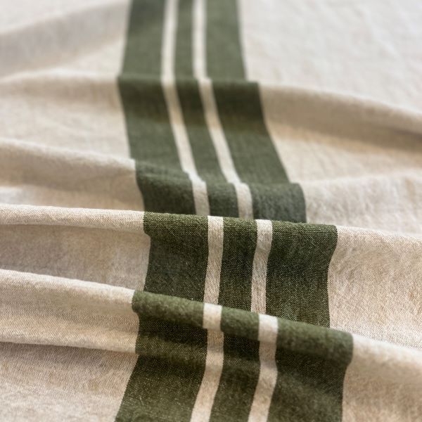 Tablecloth | Olive Striped Regular