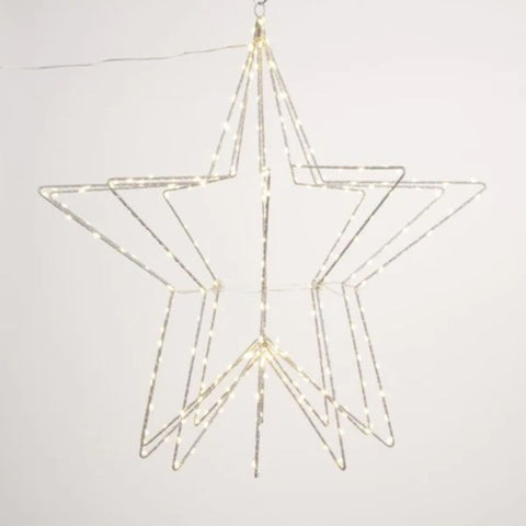 Capella LED 3D Star | Silver Small